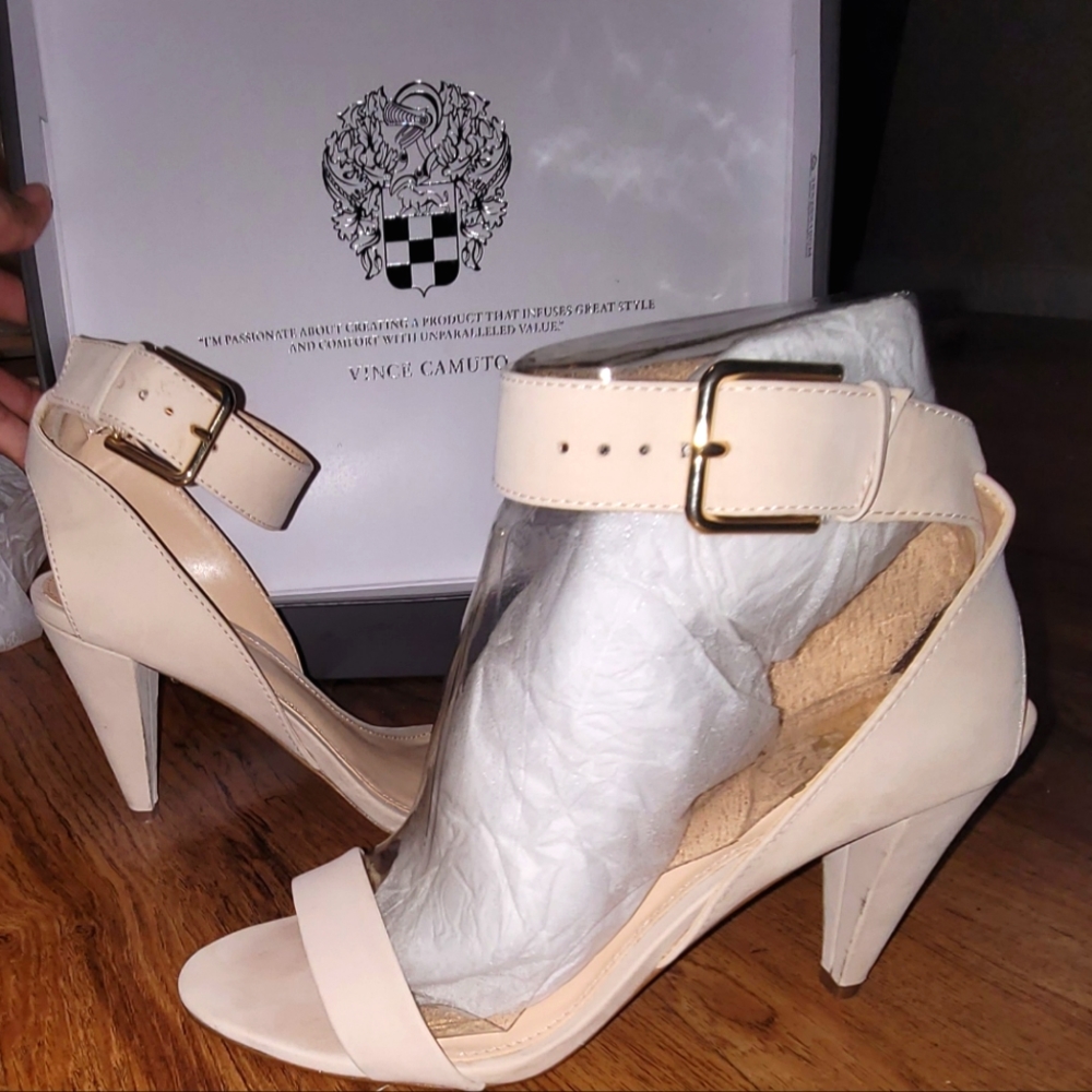Vince Camuto suede heels